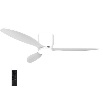 Ανεμιστήρας Οροφής LED CCT 2600lm 30W Με 3 Πτερύγια Remote Control Λευκός 